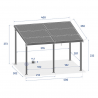 Pergola extensible ENOLIE Graphite