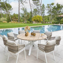 Table de jardin ronde...