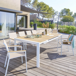 Table de jardin extensible