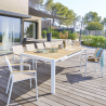 Table de jardin extensible