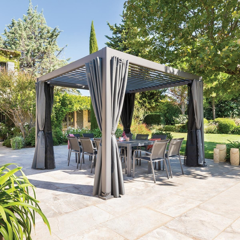 Pergola bioclimatique EVORA Graphite