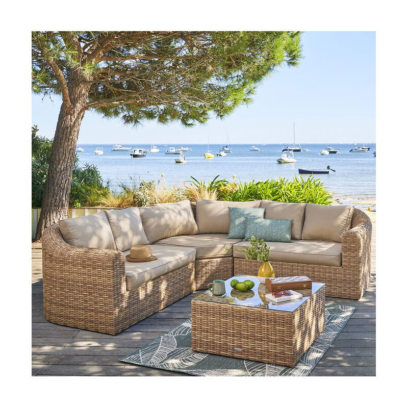 Salon d'angle de jardin MOORÉA