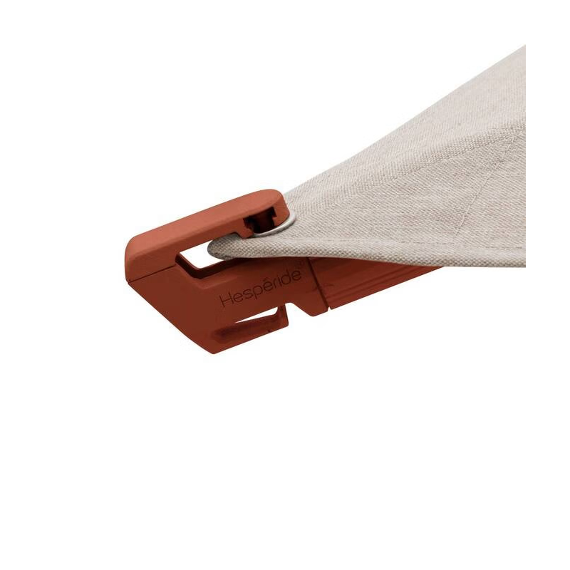 Parasol déporté rectangulaire inclinable plusieurs coloris