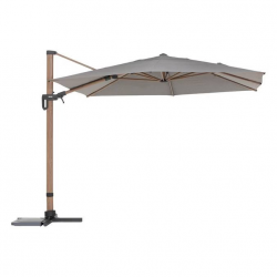 Parasol déporté rectangulaire inclinable solide, garantie 2ans