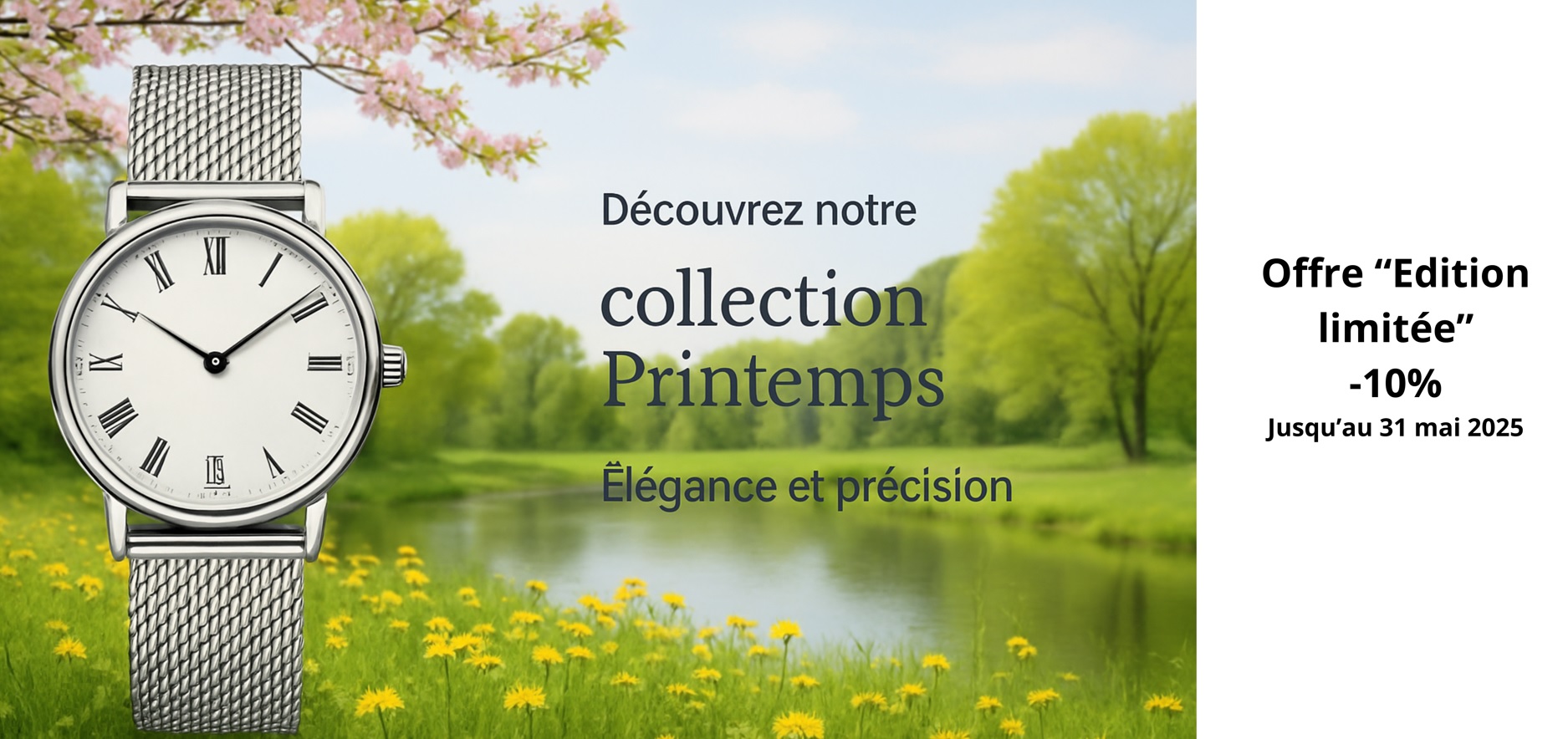 Découvrez notre collection Printemps - Elégance et précision